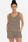 Comfy Tank Top & Shorts Set: White / L