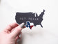 Texas, Not Texas Sticker, Funny TX Decal: 2.75" Laptop Size