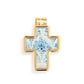 Artful Cross Faith Visor Clip - 39x48mm