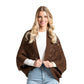 Britt's Knits Willow Convertible Shrug Open Stock: Black