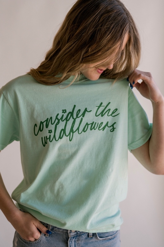 Consider The Wildflowers Tee | Women's Christian Tee