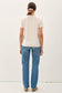 BAMBOO/MODAL BASIC ROUND NECK T-SHIRT: NATURAL