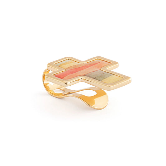 Artful Cross Love Visor Clip - 39x48mm