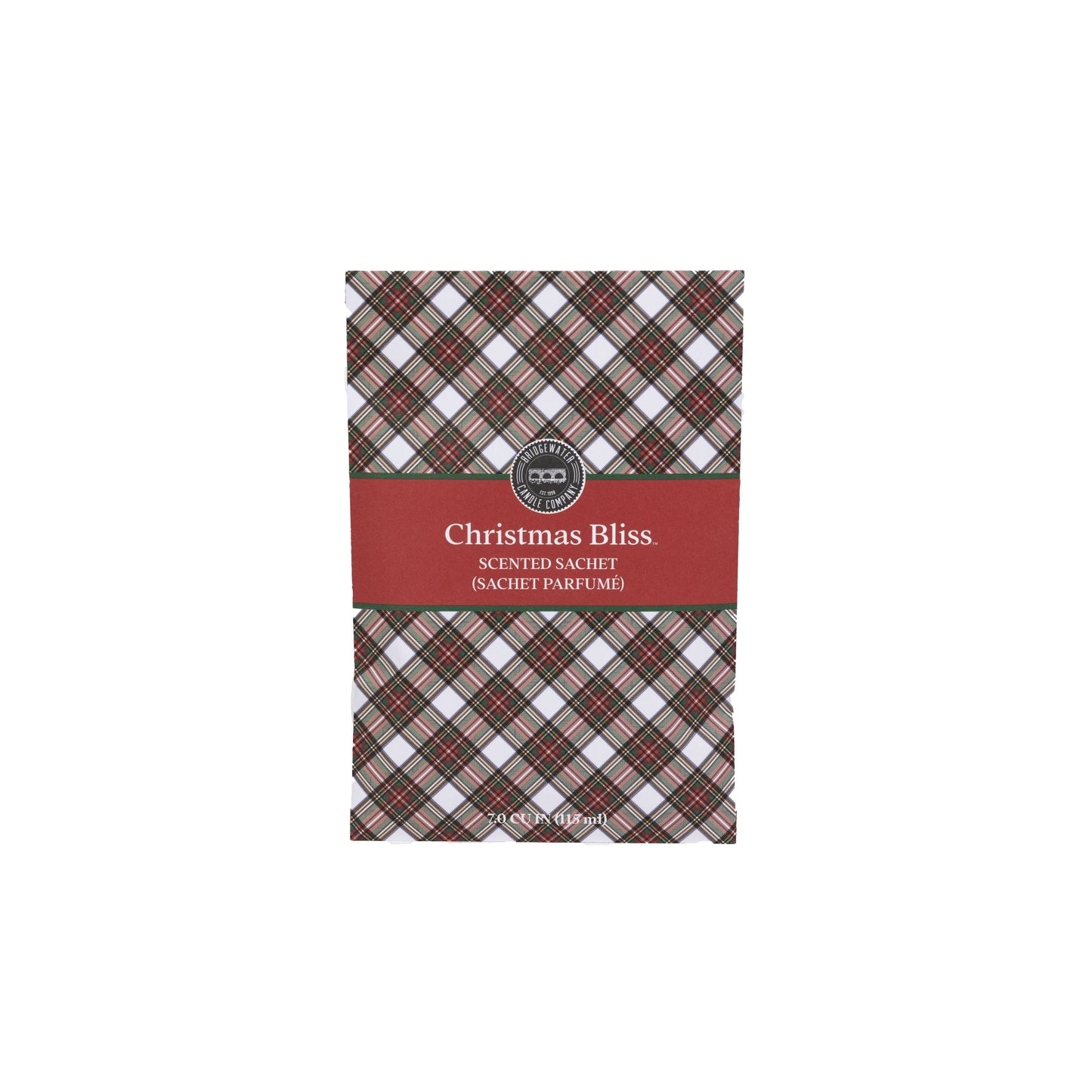 Christmas Bliss Plaid Sachet - 9 Pack | Christmas Gift