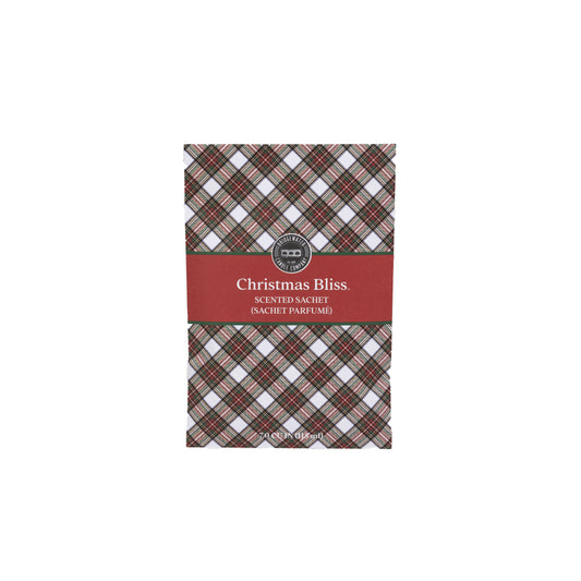 Christmas Bliss Plaid Sachet - 9 Pack | Christmas Gift