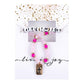 Word Beaded Tag Bracelet: Gold Plated