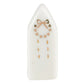 Ceramic Figurine Pine Wood Box - Church