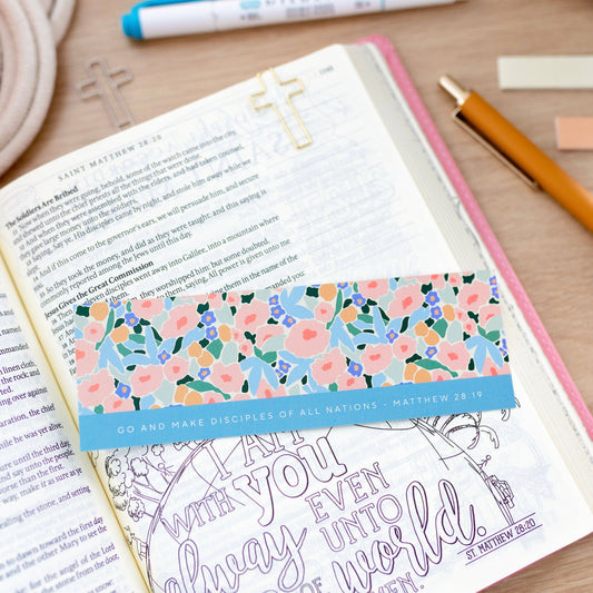 Bookmark + Cross Paper Clips: Bookmark + Cross Paper Clips