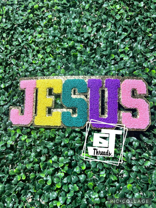 Chenille Jesus....Patches Only: Chenille Jesus