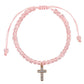 Glass Bead Bracelets: Plated, Pine Display / 5" L