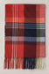 Giant Check Cashmere Feel Muffler Scarf: 07-2/LT.BROWN / One Size