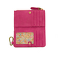 Joy Susan Cerise Bobbie Bifold Wallet with Carabiner