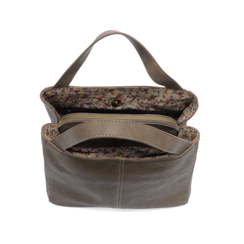 Joy Susan Taupe Brandi Convertible Crossbody Handbag