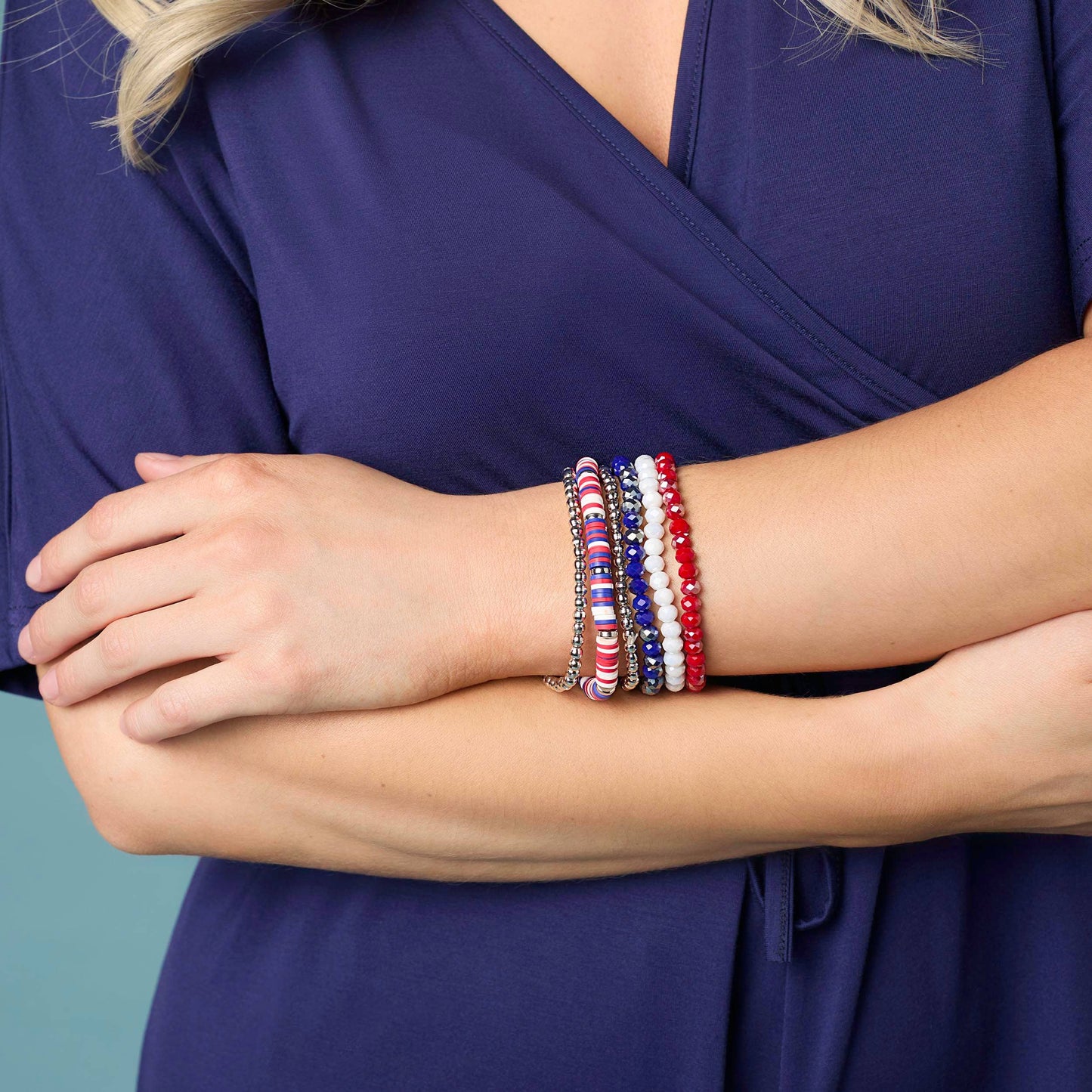 Freedom Bracelet: Red/White/Blue