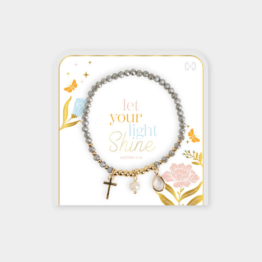 Let your Light Shine Bracelet: Pink
