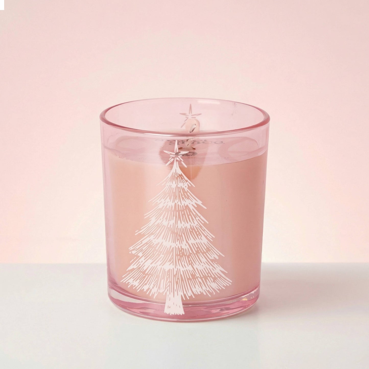 Sweet Grace Pink Tree Soy Candle 9.5oz | Christmas Gift, 6pk