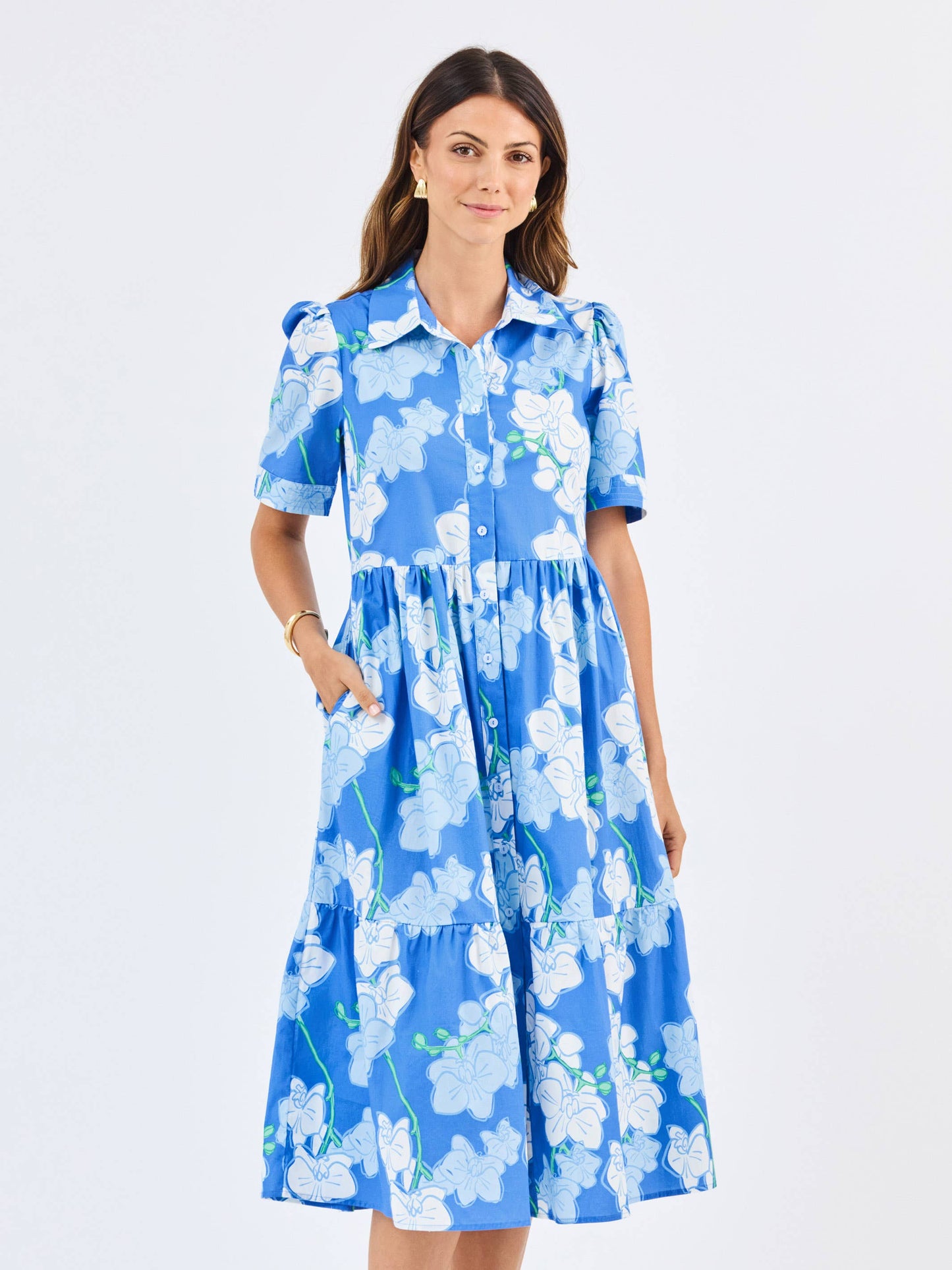 Jema Dress | Orchid Revere Blue