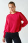 Mono B Mineral Cloud Bubble-Hem Pullover