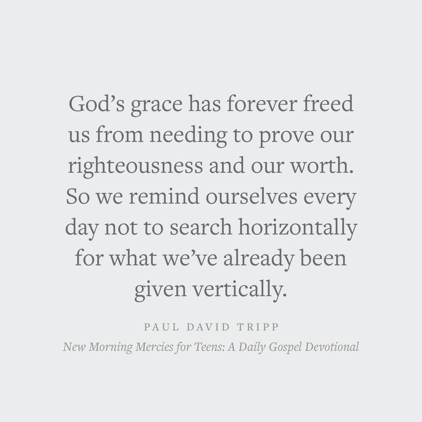 New Morning Mercies for Teens: A Daily Gospel Devotional