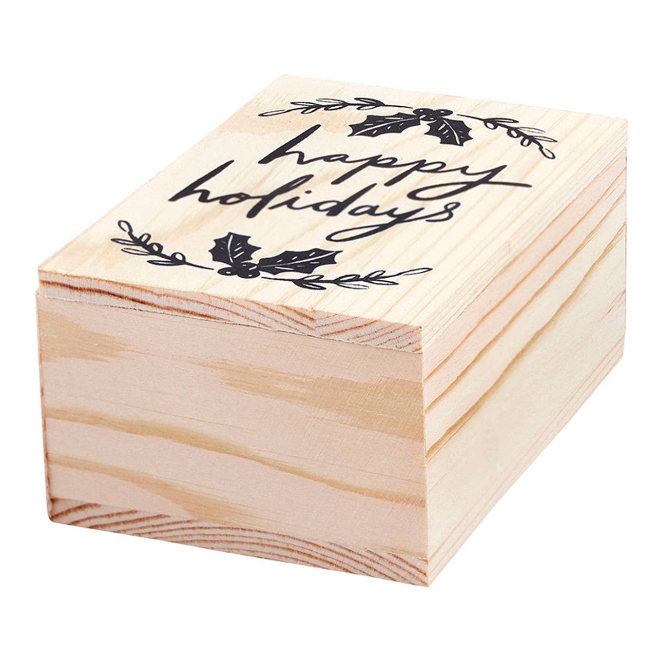 Ceramic Nutcrackers In Wood Box: Ceramic/Pine Wood / Pine Box: 3.25" H x 2.5" W x 1.75" D, Small: 2.25" H, Medium: 2.75" H