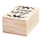 Ceramic Nutcrackers In Wood Box: Ceramic/Pine Wood / Pine Box: 3.25" H x 2.5" W x 1.75" D, Small: 2.25" H, Medium: 2.75" H