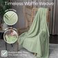 Waffle Blanket for Adults by Comfy Cubs: Queen / Charcoal