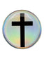 Tap To Pray - Prayer Tag Stickers: Blue Crystal + Cross