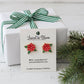 Poinsettia Blooms Earrings