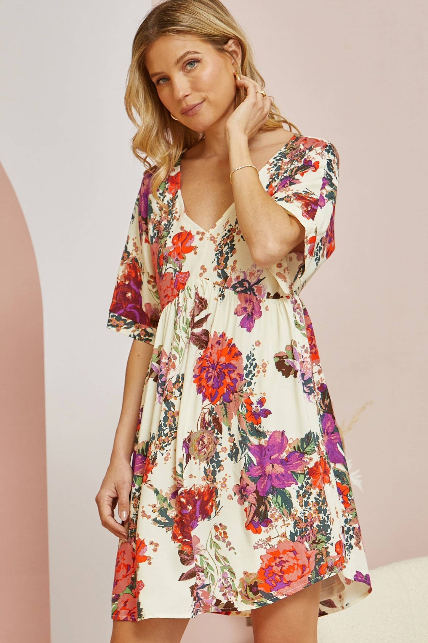 Floral Mini Dress