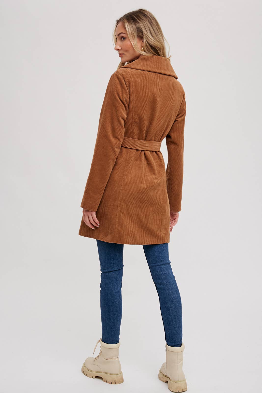 Bluivy CORDUROY JACKET: CAMEL