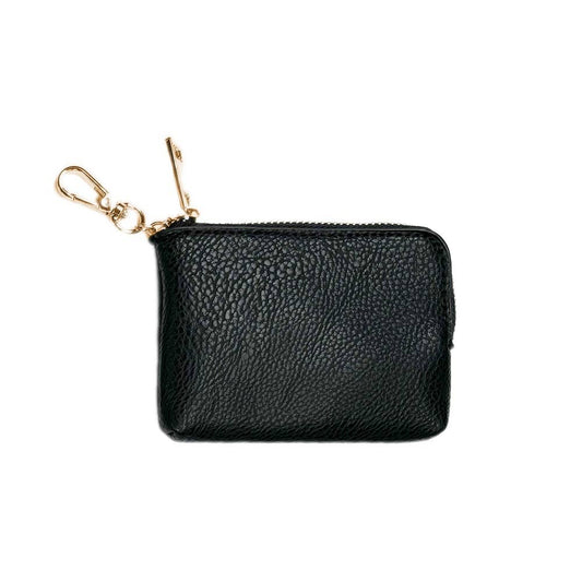 RFID Pouch: Black w/Gold Hardware RFID