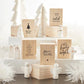 Ceramic Figurine Pine Wood Box - Church