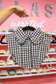 BLACK GINGAM COLLAR