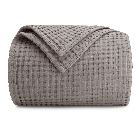 Waffle Blanket for Adults by Comfy Cubs: Queen / Charcoal