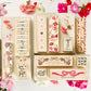 Fleur Crystal Bangles: Pine Wood, Zinc Alloy, Glass