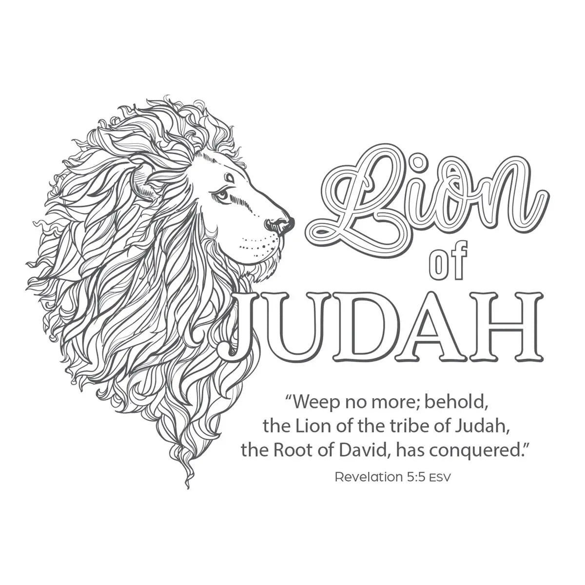 Coloring Cards The Names of Jesus