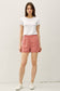 TENCEL SHORTS: CORAL