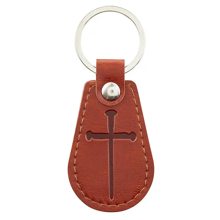 Cross Of Nails Keytag