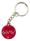 Tap To Pray - Prayer Tag Keychains: Pink Crystal + God Is Greater