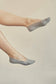 CLOUD Small Premium No Show Socks Low Cut: Gray