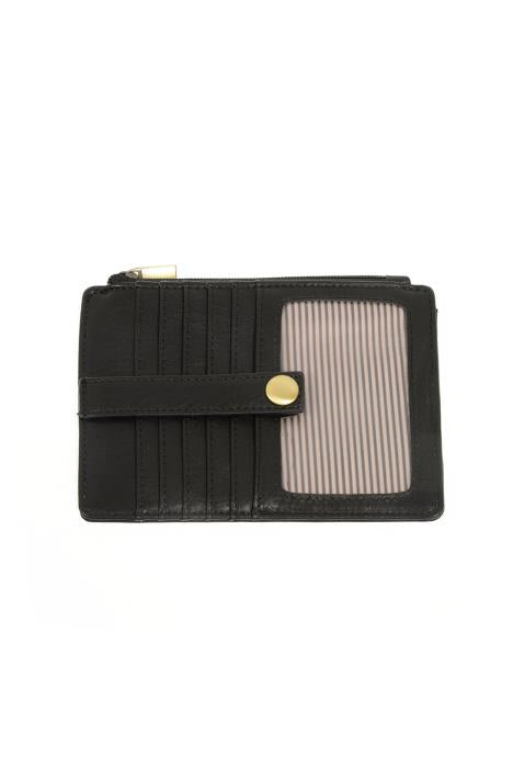 Black New Penny Mini Travel Wallet