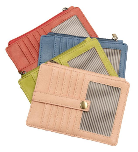 Crepe Pink New Penny Mini Travel Wallet