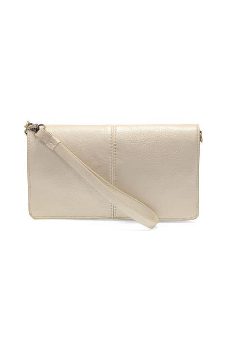 Joy Susan Metallic Pearl Everly Organizer Flap Crossbody