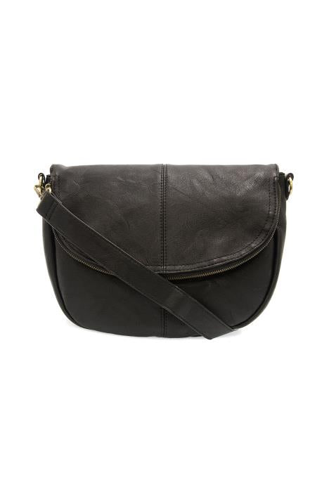 Joy Susan Frankie black Selma saddle Crossbody