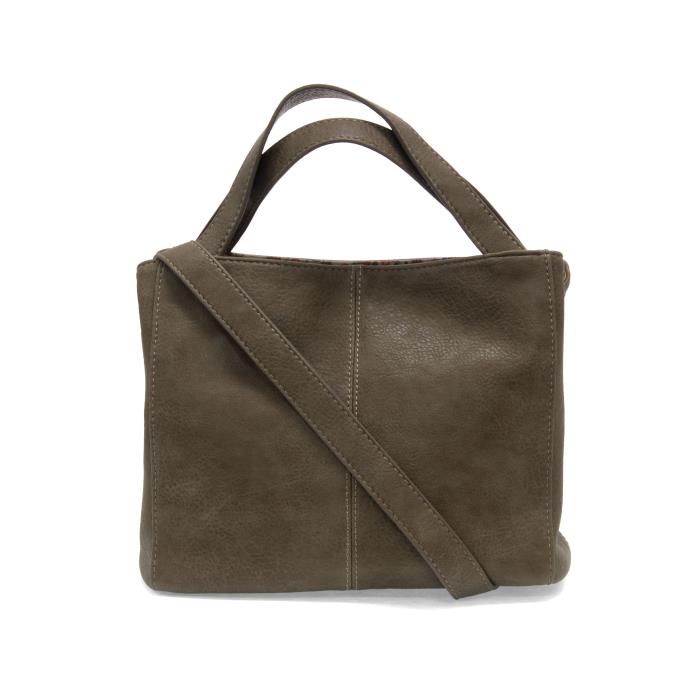 Joy Susan Taupe Brandi Convertible Crossbody Handbag