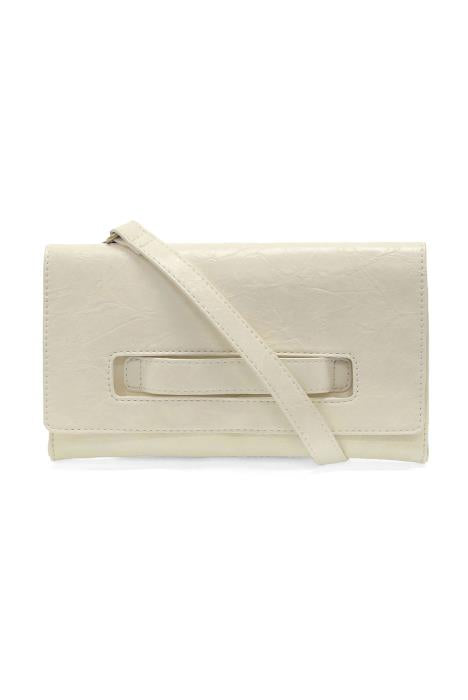 Joy Susan Caterina Handle Clutch.Ivory