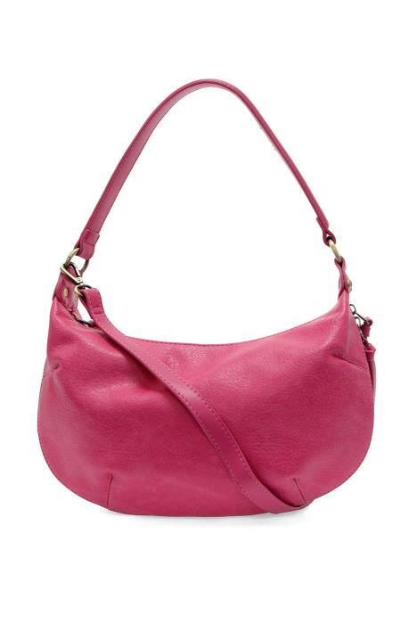 Joy Susan Magenta Yvette Expandable Zip Hobo/ Crossbody