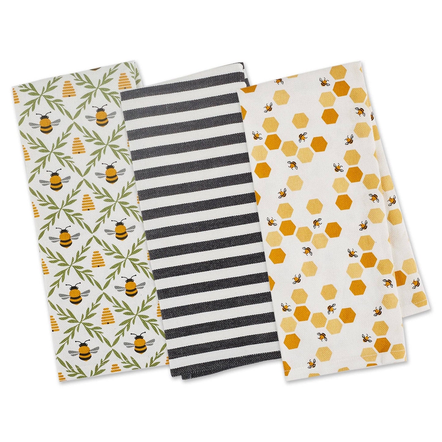 Design Imports - Little Bees Dishtowel Set Of 3