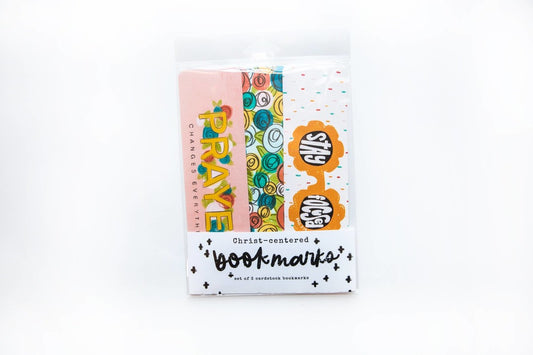 Kingfolk Co - Faith-based Set of Three Bookmarks (Stay Focused set)