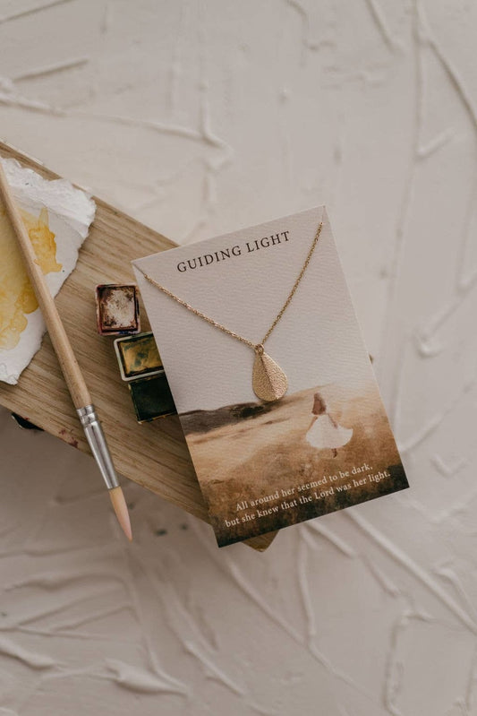 Dear Heart - Guiding Light | Christian Necklace | Gift | Micah 7:8